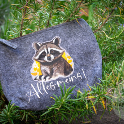 Einzelstück | Kleine Filztasche 