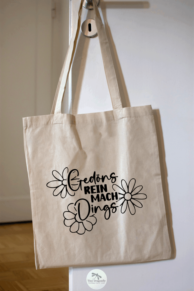 FÜR DICH GEMACHT | Henkeltasche "Gedöns rein mach Dings"