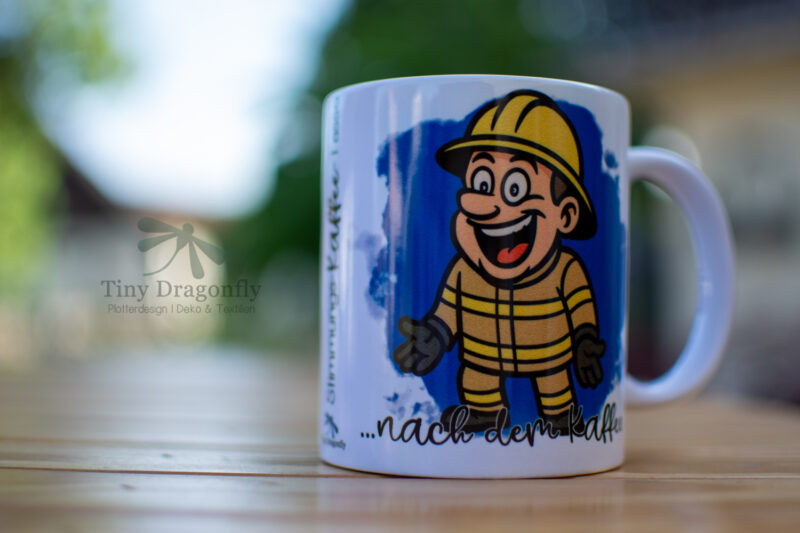 FÜR DICH GEMACHT | "Stimmungs-Kaffee-Tasse" - Feuerwehrmann – Bild 3