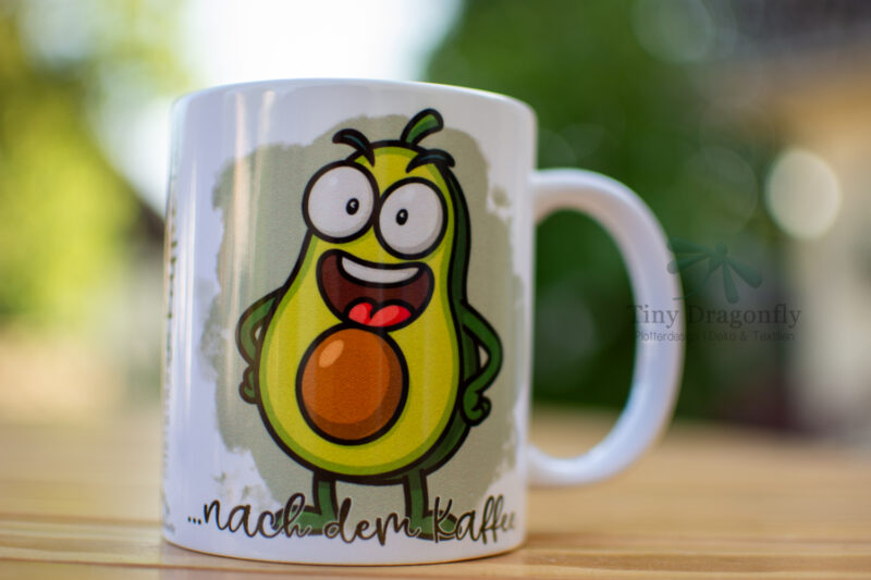 FÜR DICH GEMACHT | "Stimmungs-Kaffee-Tasse" - Avocado – Bild 3