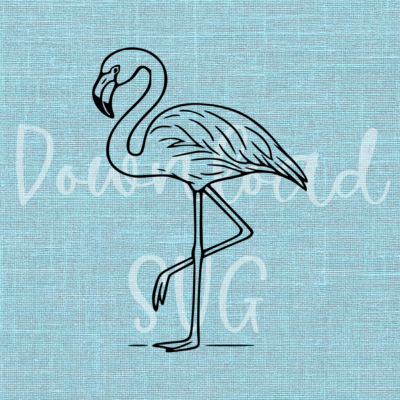 SVG-DOWNLOAD | Flamingo