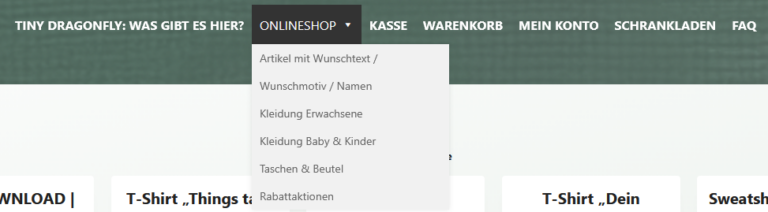Der Tiny Dragonfly Shop – online & vor Ort