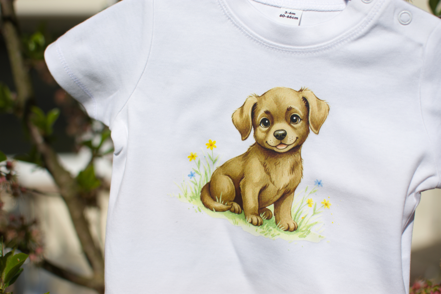 T-Shirt Kleinkinder "Hund" | Farbe & Größe zur Auswahl
