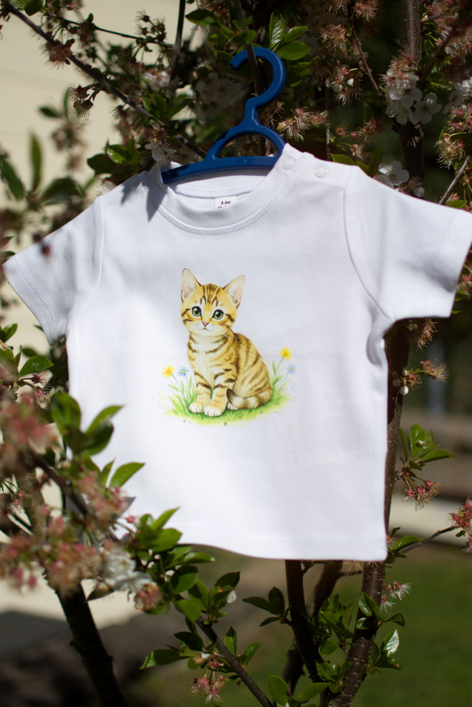 T-Shirt Kleinkinder "Katze" | Farbe & Größe zur Auswahl