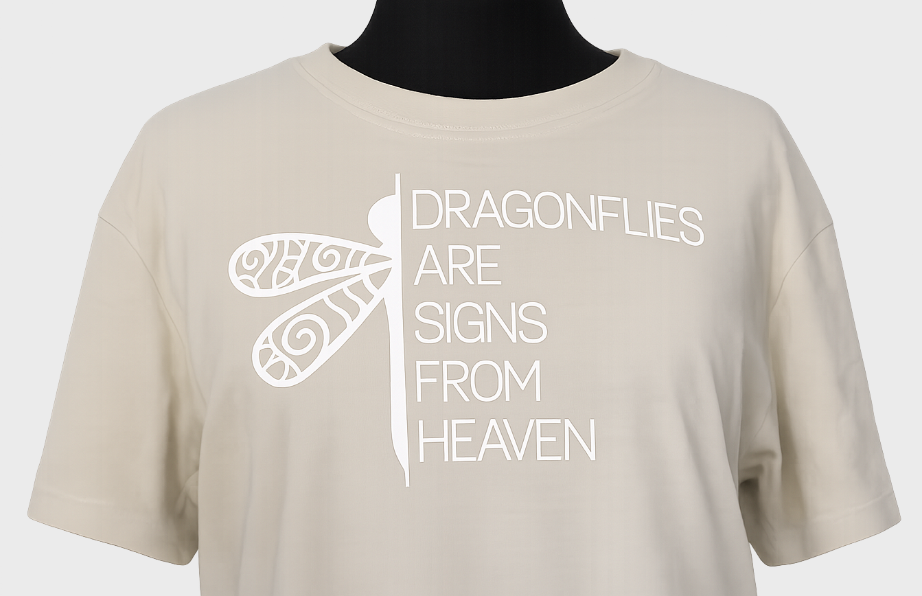 T-Shirt "Dragonflies" (Herrenschnitt) – Bild 4