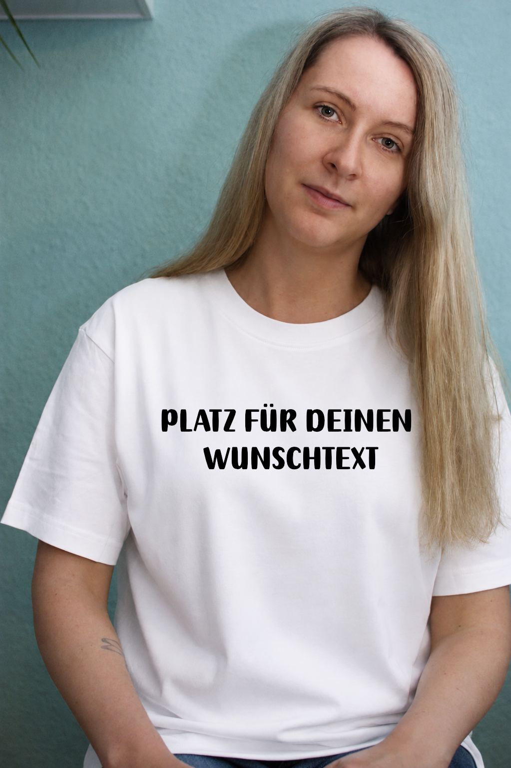 T-Shirt "Wunschtext" (Herrenschnitt)